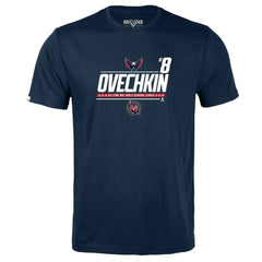 Alexander Ovechkin Washington Capitals Levelwear Youth NHL All-Time Leading Goal Scorer Milestone Name & Number Little Richmond T-Shirt - Navy - NHL