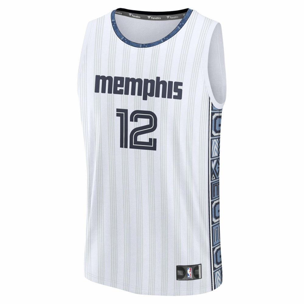 Ja Morant Memphis Grizzlies 2025/26 City Edition Fast Break Jersey White - NBA