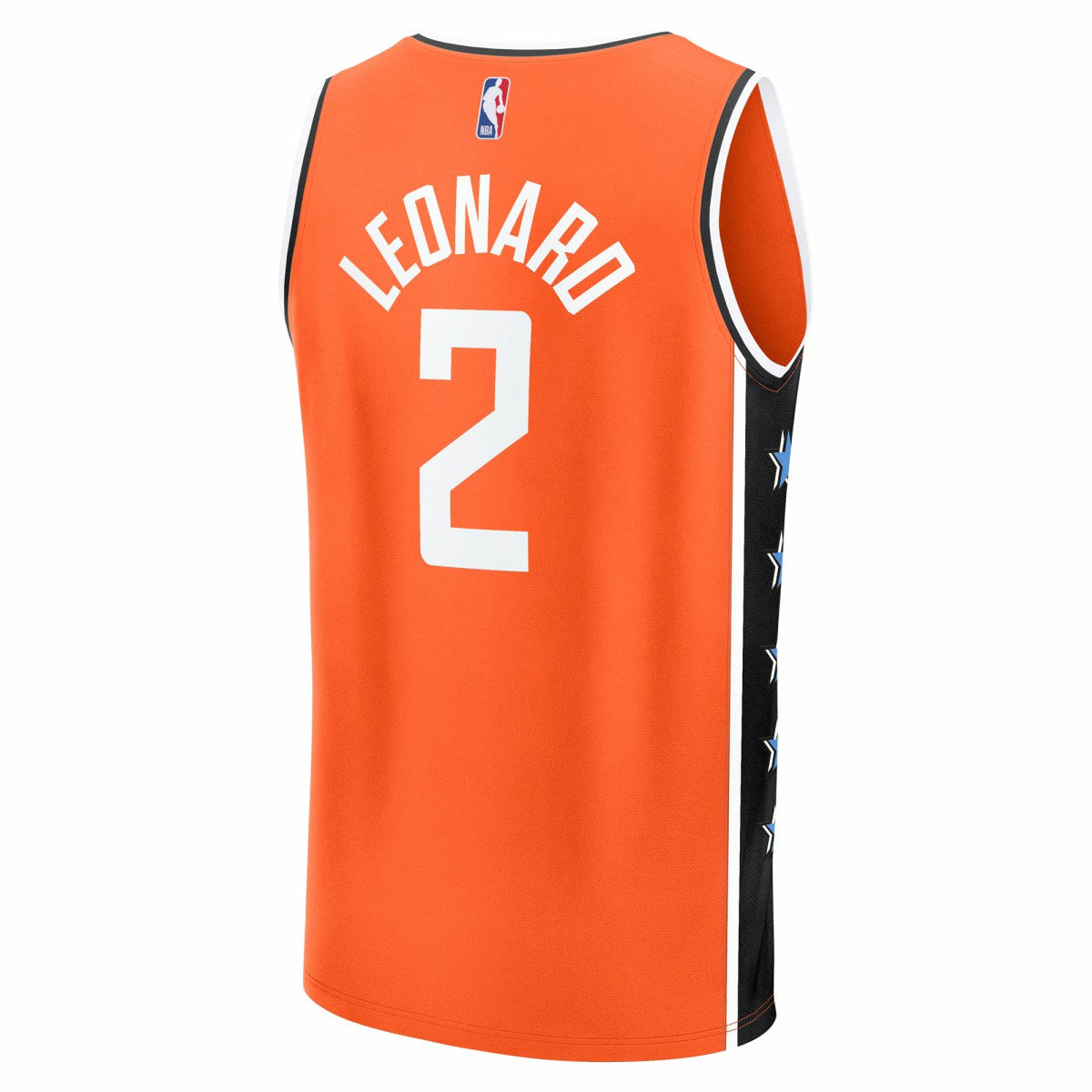 Kawhi Leonard LA Clippers Youth 2025/26 City Edition Fast Break Jersey Orange - NBA