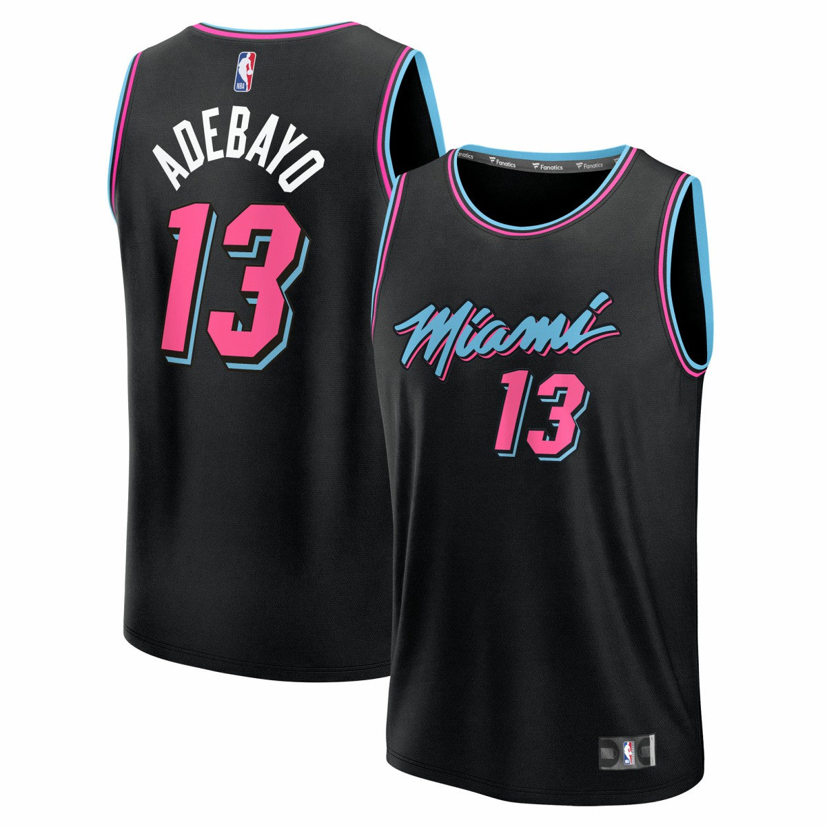 Bam Adebayo Miami Heat Youth 2025/26 City Edition Fast Break Jersey Black - NBA