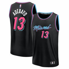 Bam Adebayo Miami Heat Youth 2025/26 City Edition Fast Break Jersey Black - NBA