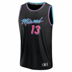Bam Adebayo Miami Heat Youth 2025/26 City Edition Fast Break Jersey Black - NBA