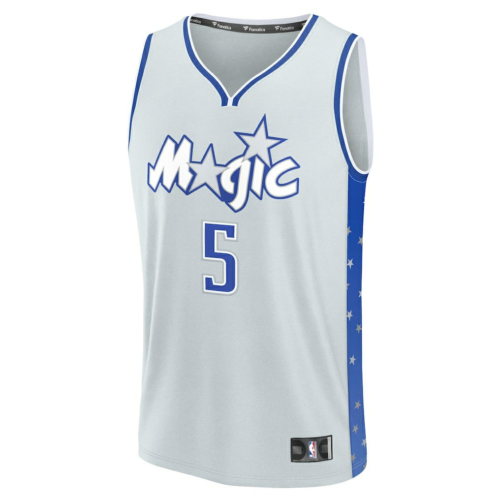 Paolo Banchero Orlando Magic Youth 2025/26 City Edition Fast Break Jersey Silver - NBA
