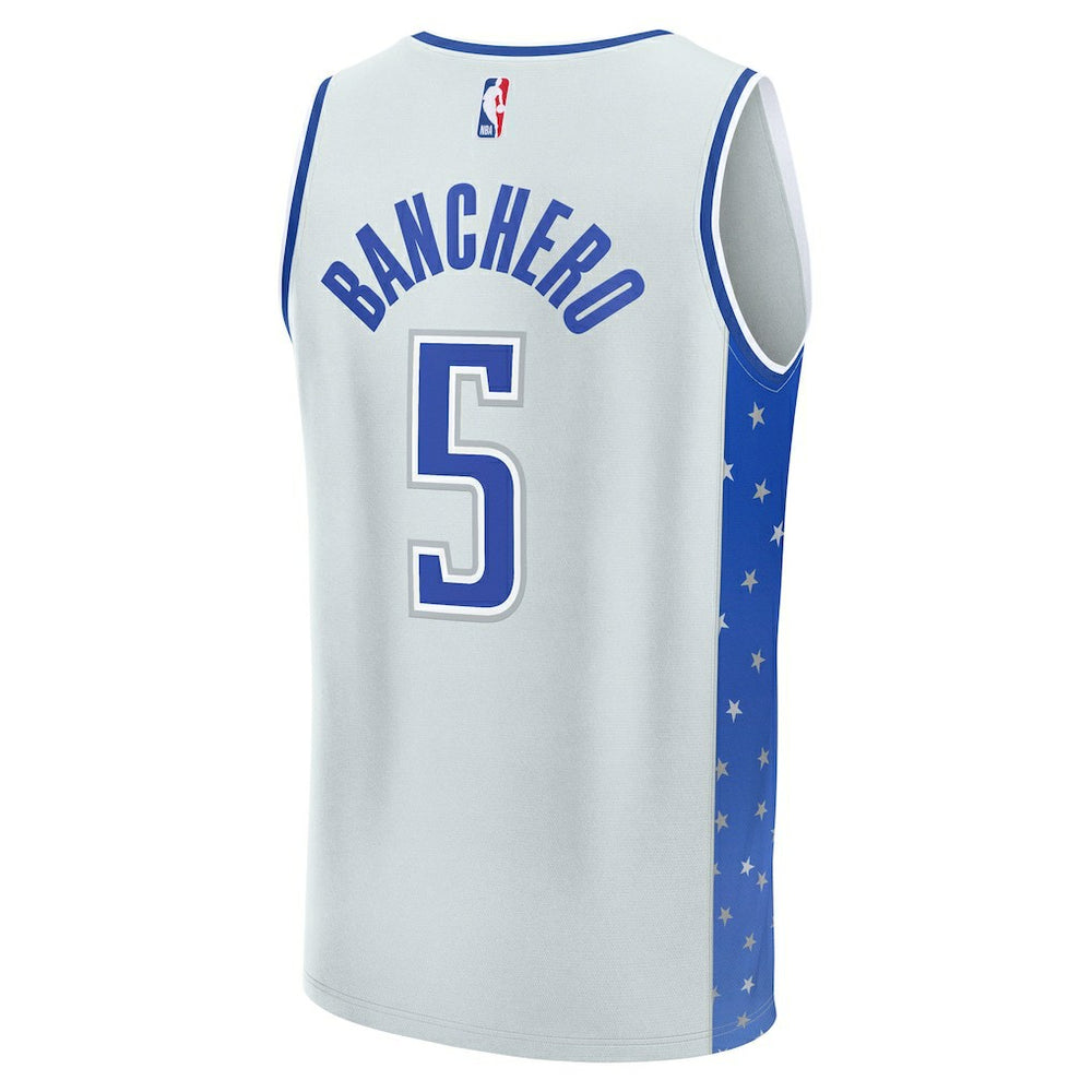 Paolo Banchero Orlando Magic Youth 2025/26 City Edition Fast Break Jersey Silver - NBA