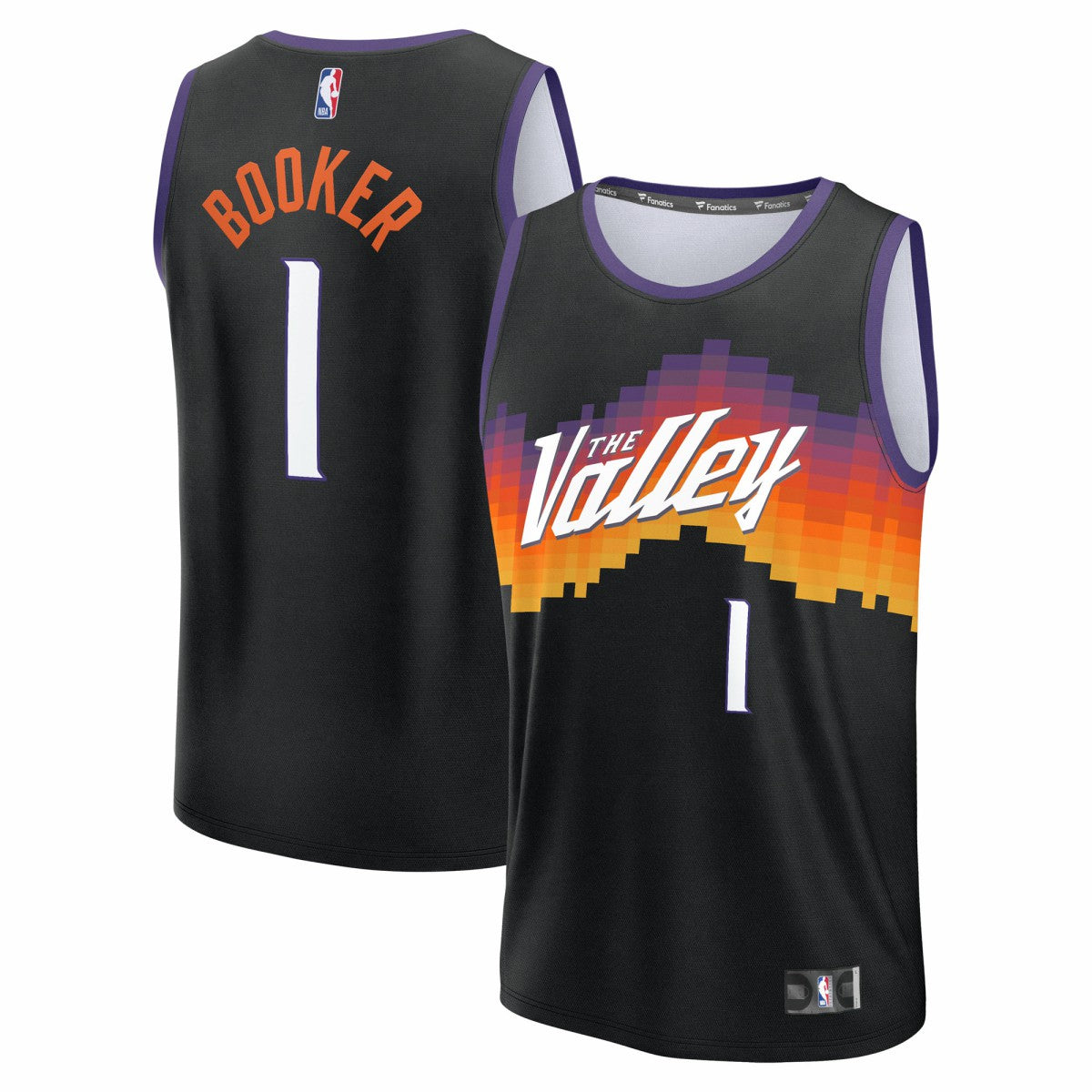 Devin Booker Phoenix Suns Youth 2025/26 City Edition Fast Break Jersey Black - NBA