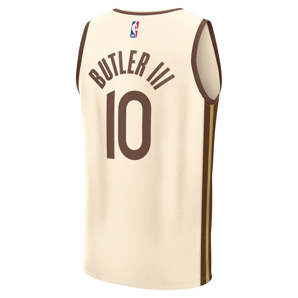 Jimmy Butler III Golden State Warriors Youth 2025/26 City Edition Fast Break Jersey Tan - NBA
