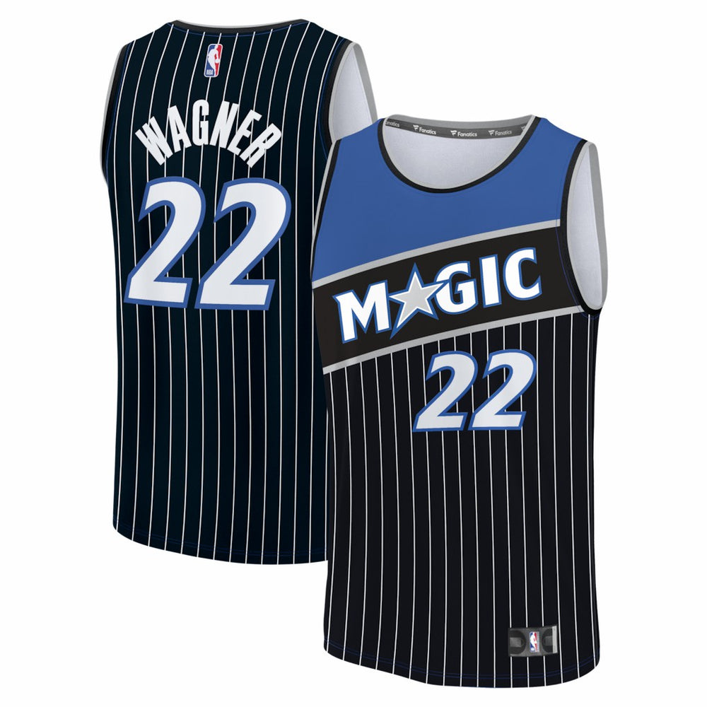 Franz Wagner Orlando Magic Fast Break Jersey Statement Edition Black - NBA