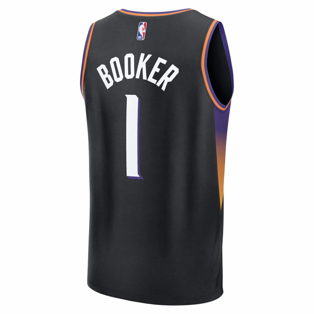 Devin Booker Phoenix Suns Fast Break Jersey Statement Edition Black - NBA