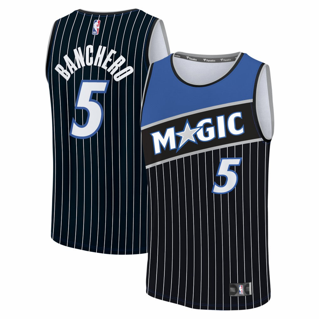 Paolo Banchero Orlando Magic Fast Break Jersey Statement Edition Black - NBA
