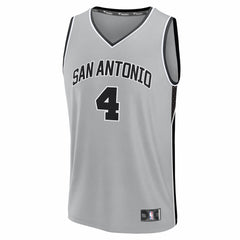 De'Aaron Fox San Antonio Spurs Youth Fast Break Jersey Statement Edition Silver - NBA