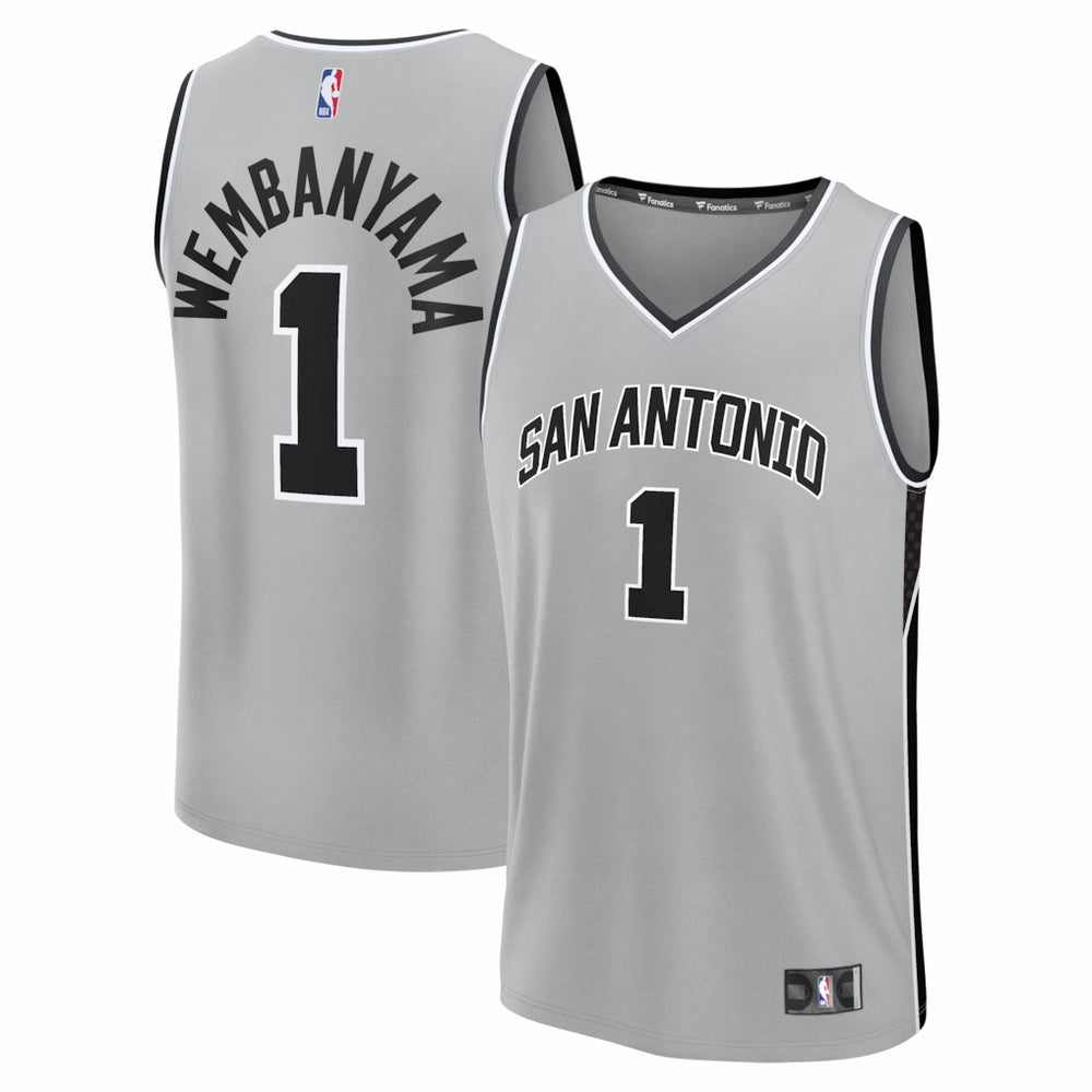 Victor Wembanyama San Antonio Spurs Youth Fast Break Jersey Statement Edition Silver - NBA