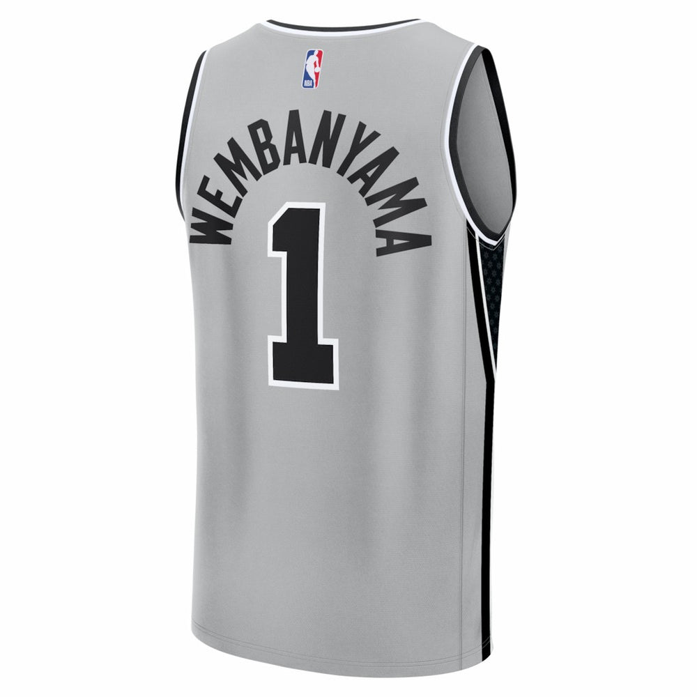 Victor Wembanyama San Antonio Spurs Youth Fast Break Jersey Statement Edition Silver - NBA