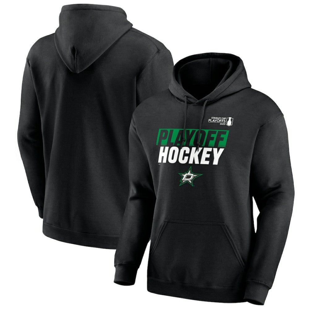 Dallas Stars Fanatics 2025 Stanley Cup Playoffs Breakout Pullover Hoodie - Black - NHL
