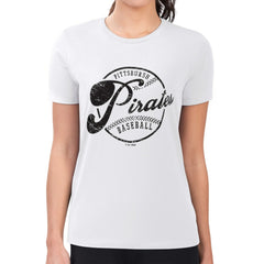 Pittsburgh Pirates G-III 4Her by Carl Banks Women's Super-Slim Fit Lightweight Distressed Baseball Team T-Shirt - MLB