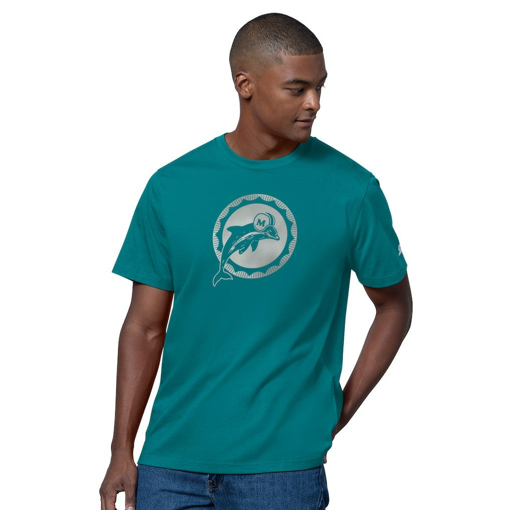 Miami Dolphins Starter Thursday Night Gridiron T-Shirt Aqua | NFL