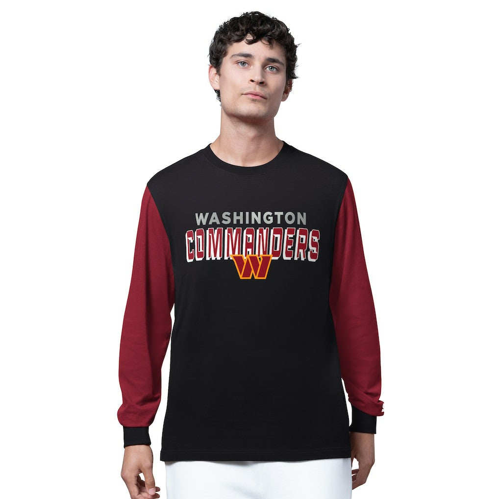 Washington Commanders Starter Thursday Night Gridiron Long Sleeve T-Shirt- Black | NFL