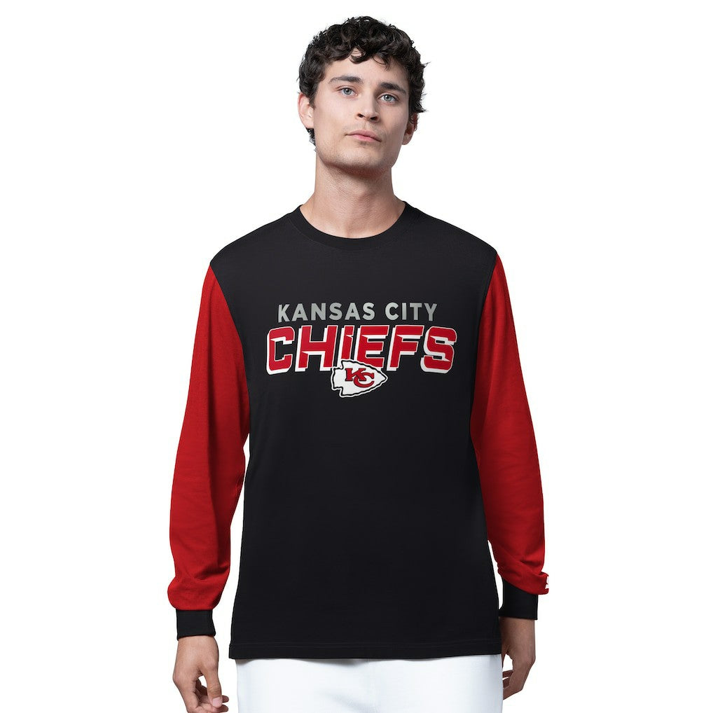 Kansas City Chiefs Starter Thursday Night Gridiron Long Sleeve T-Shirt- Black | NFL