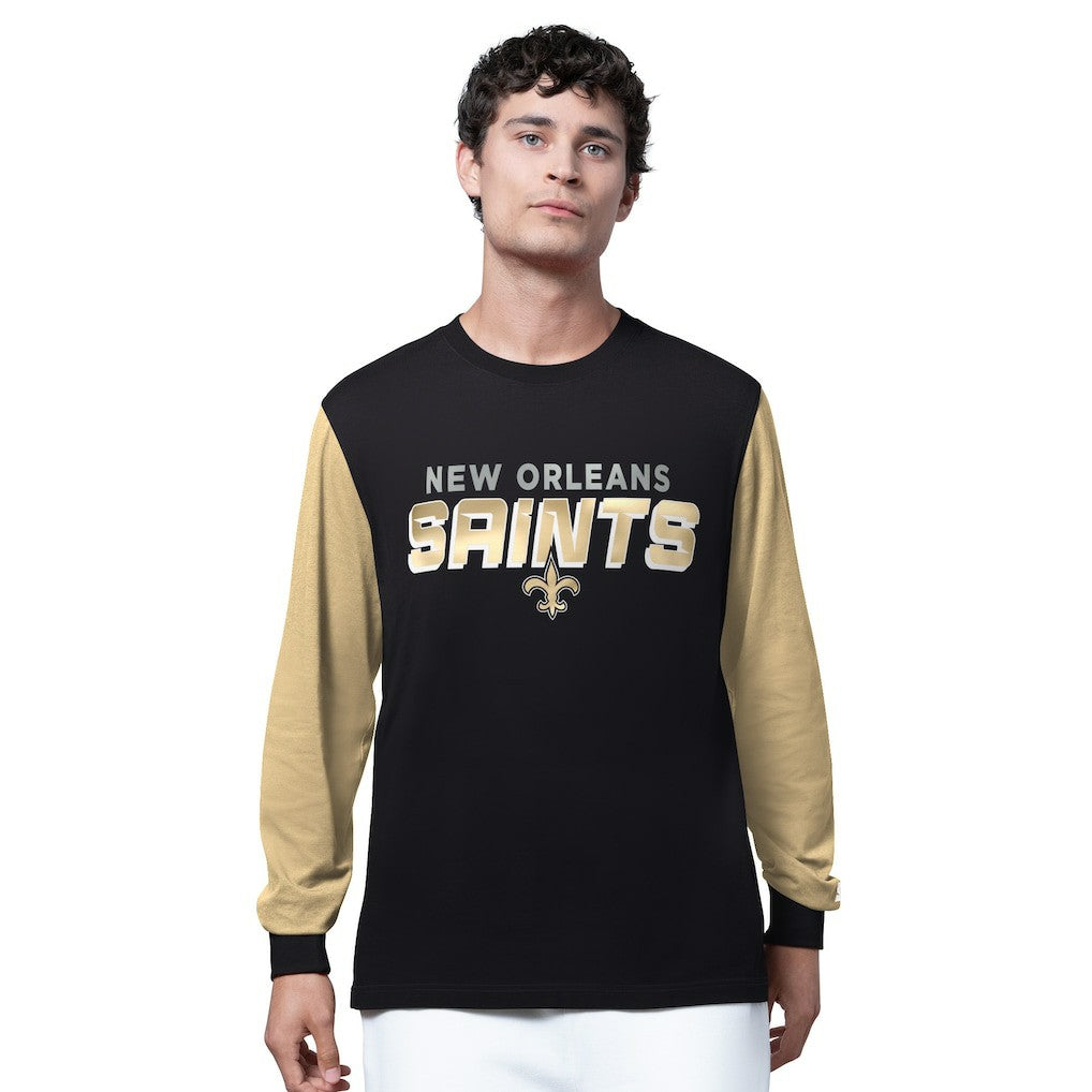 New Orleans Saints Starter Thursday Night Gridiron Long Sleeve T-Shirt- Black | NFL