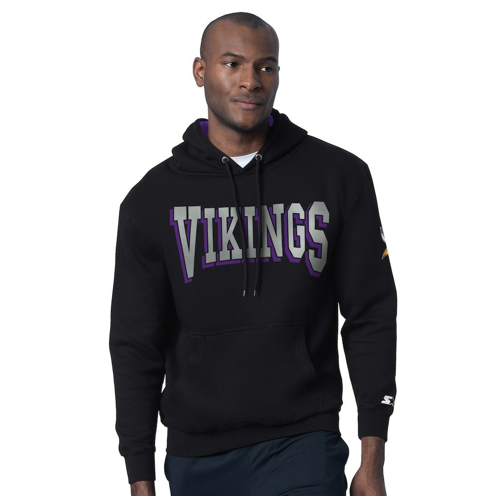 Minnesota Vikings Starter Thursday Night Gridiron Hoodie Black | NFL