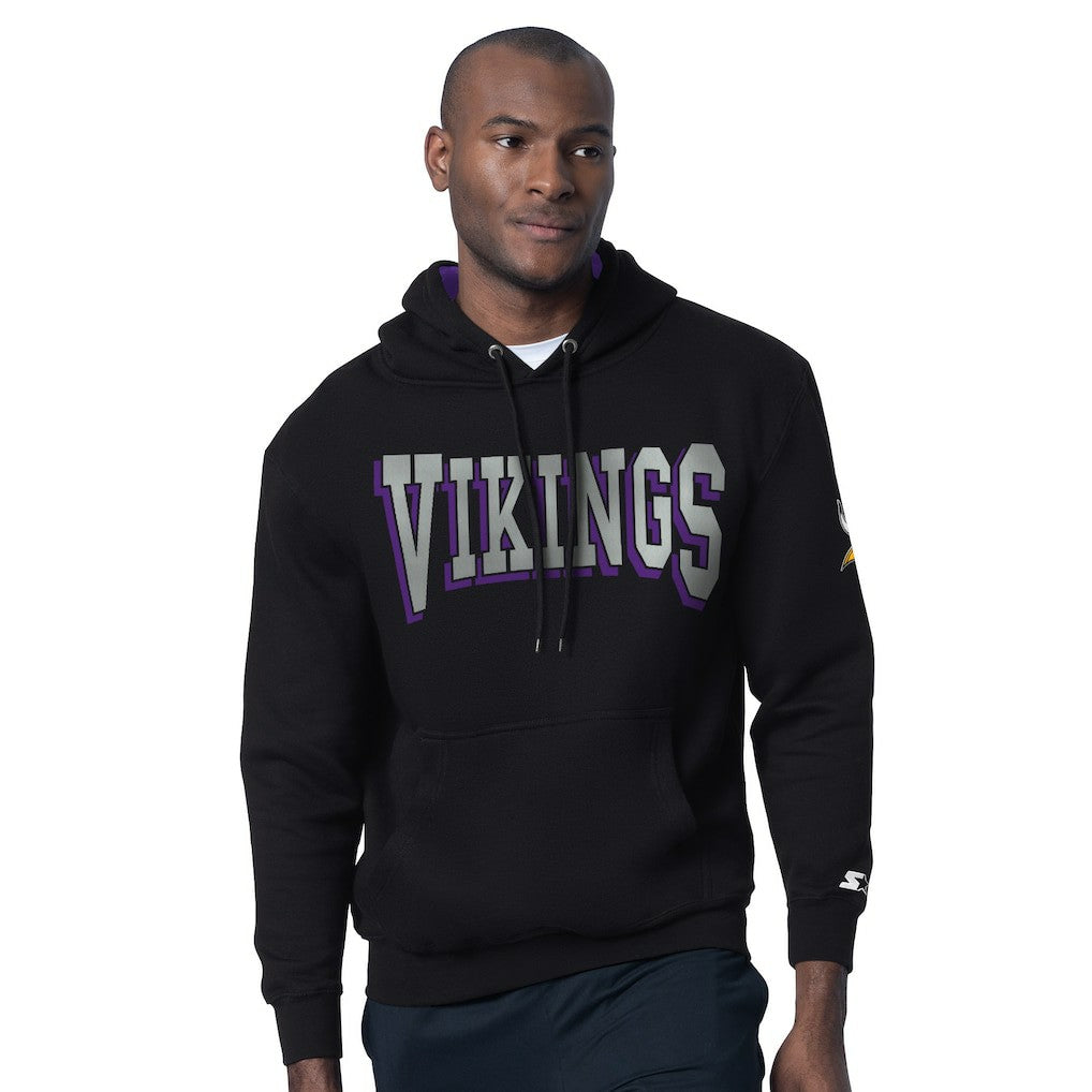 Minnesota Vikings Starter Thursday Night Gridiron Hoodie Black | NFL