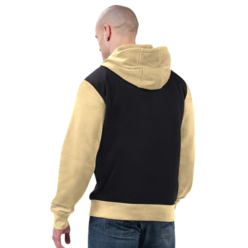 New Orleans Saints Starter Thursday Night Gridiron Full-Zip Hoodie Black/Gold | NFL