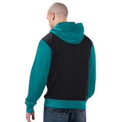 Miami Dolphins Starter Thursday Night Gridiron Full-Zip Hoodie Black/Aqua | NFL