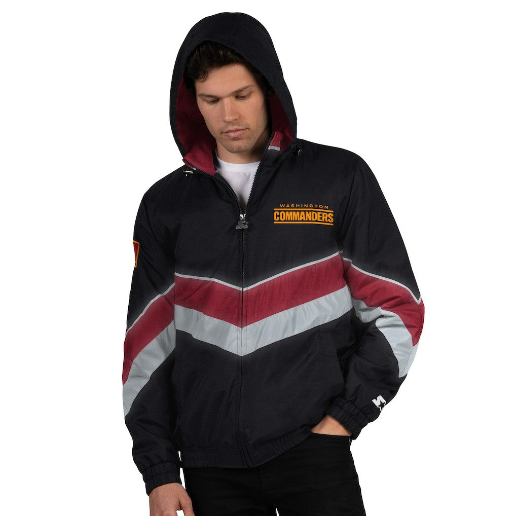 Washington Commanders Starter Thursday Night Gridiron Full-Zip Jacket Black/Burgundy | NFL