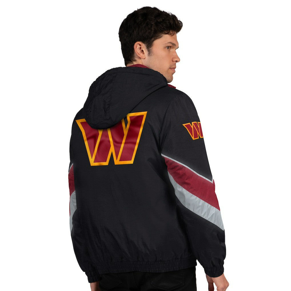 Washington Commanders Starter Thursday Night Gridiron Full-Zip Jacket Black/Burgundy | NFL