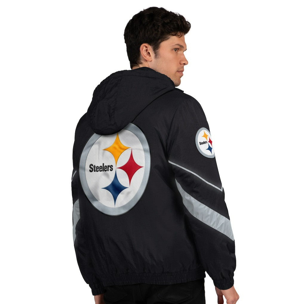 Pittsburgh Steelers Starter Thursday Night Gridiron Full-Zip Jacket Black/Gold | NFL