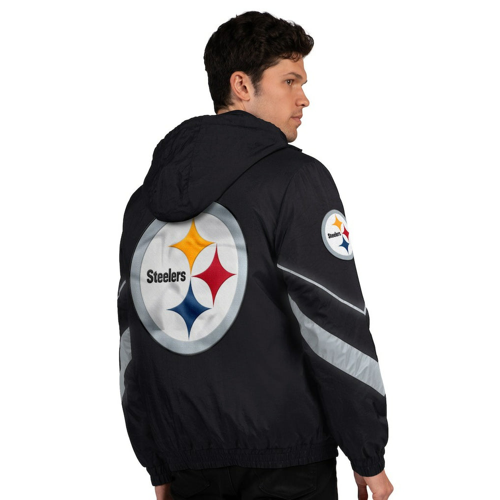 Pittsburgh Steelers Starter Thursday Night Gridiron Full-Zip Jacket Black/Gold | NFL