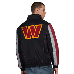 Washington Commanders Starter Thursday Night Gridiron Half-Zip Jacket Black | NFL