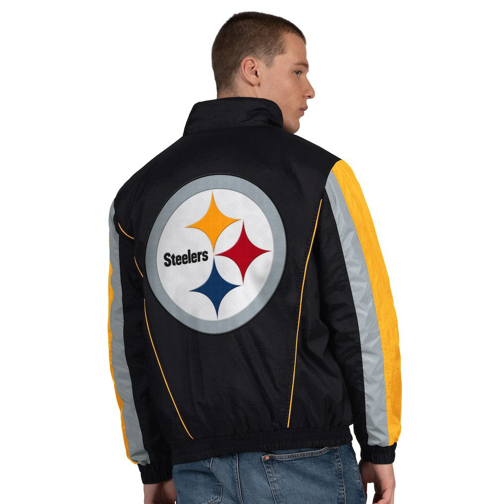 Pittsburgh Steelers Starter Thursday Night Gridiron Half-Zip Jacket Black | NFL