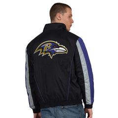 Baltimore Ravens Starter Thursday Night Gridiron Half-Zip Jacket Black | NFL