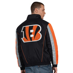 Cincinnati Bengals Starter Thursday Night Gridiron Half-Zip Jacket Black | NFL