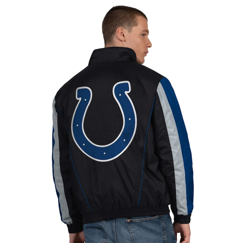 Indianapolis Colts Starter Thursday Night Gridiron Half-Zip Jacket Black | NFL