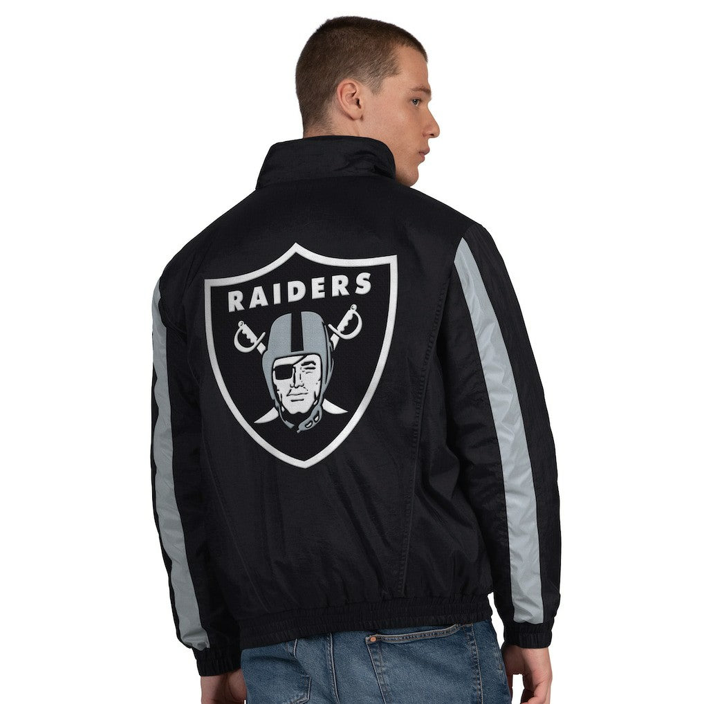 Las Vegas Raiders Starter Thursday Night Gridiron Half-Zip Jacket Black | NFL