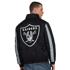 Las Vegas Raiders Starter Thursday Night Gridiron Half-Zip Jacket Black | NFL