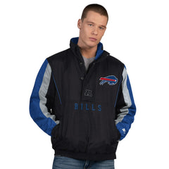 Buffalo Bills Starter Thursday Night Gridiron Half-Zip Jacket Black | NFL