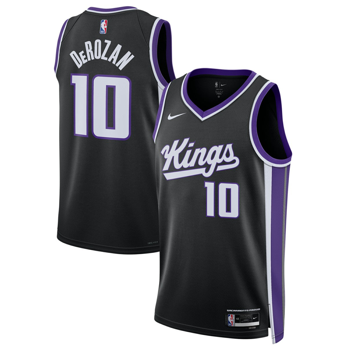 DeMar DeRozan Sacramento Kings Unisex Swingman Player Jersey Icon Edition Black - NBA