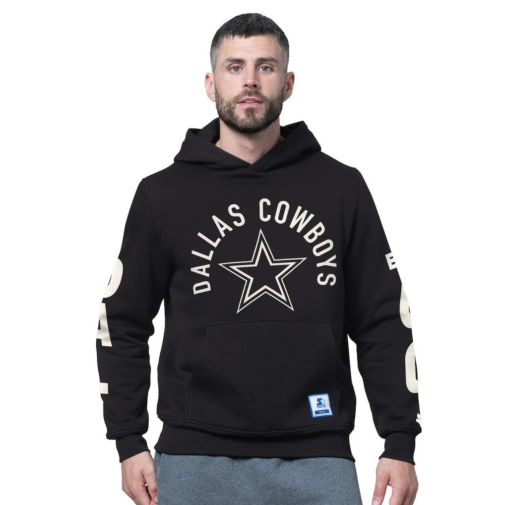Dallas Cowboys Starter Handoff Fleece Hoodie Sweatshirt Black | NFL