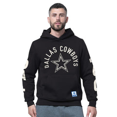Dallas Cowboys Starter Handoff Fleece Hoodie Sweatshirt Black | NFL