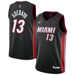 Bam Adebayo Miami Heat Youth Swingman Jersey Icon Edition Black - NBA