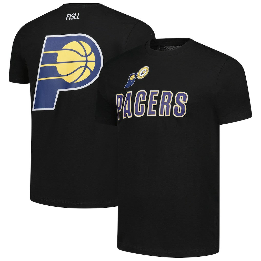 Indiana Pacers FISLL Unisex Oversize Logo T-Shirt Black - NBA
