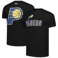 Indiana Pacers FISLL Unisex Oversize Logo T-Shirt Black - NBA