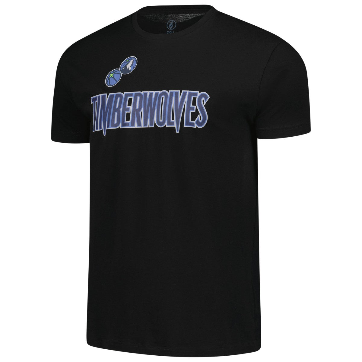 Minnesota Timberwolves FISLL Unisex Oversize Logo T-Shirt Black - NBA