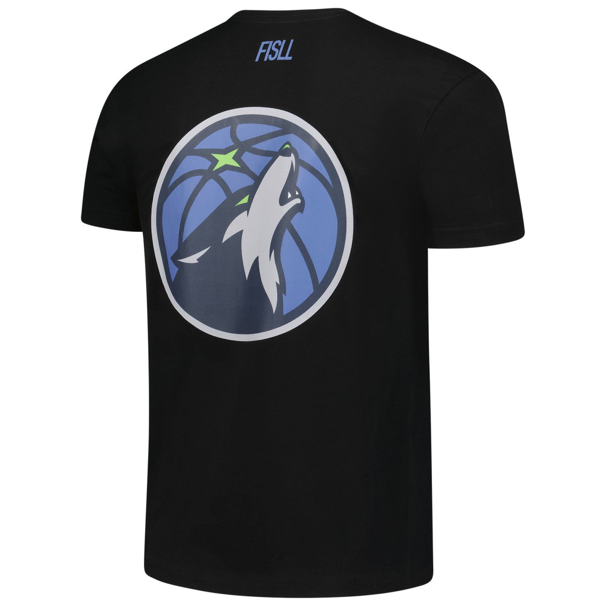 Minnesota Timberwolves FISLL Unisex Oversize Logo T-Shirt Black - NBA