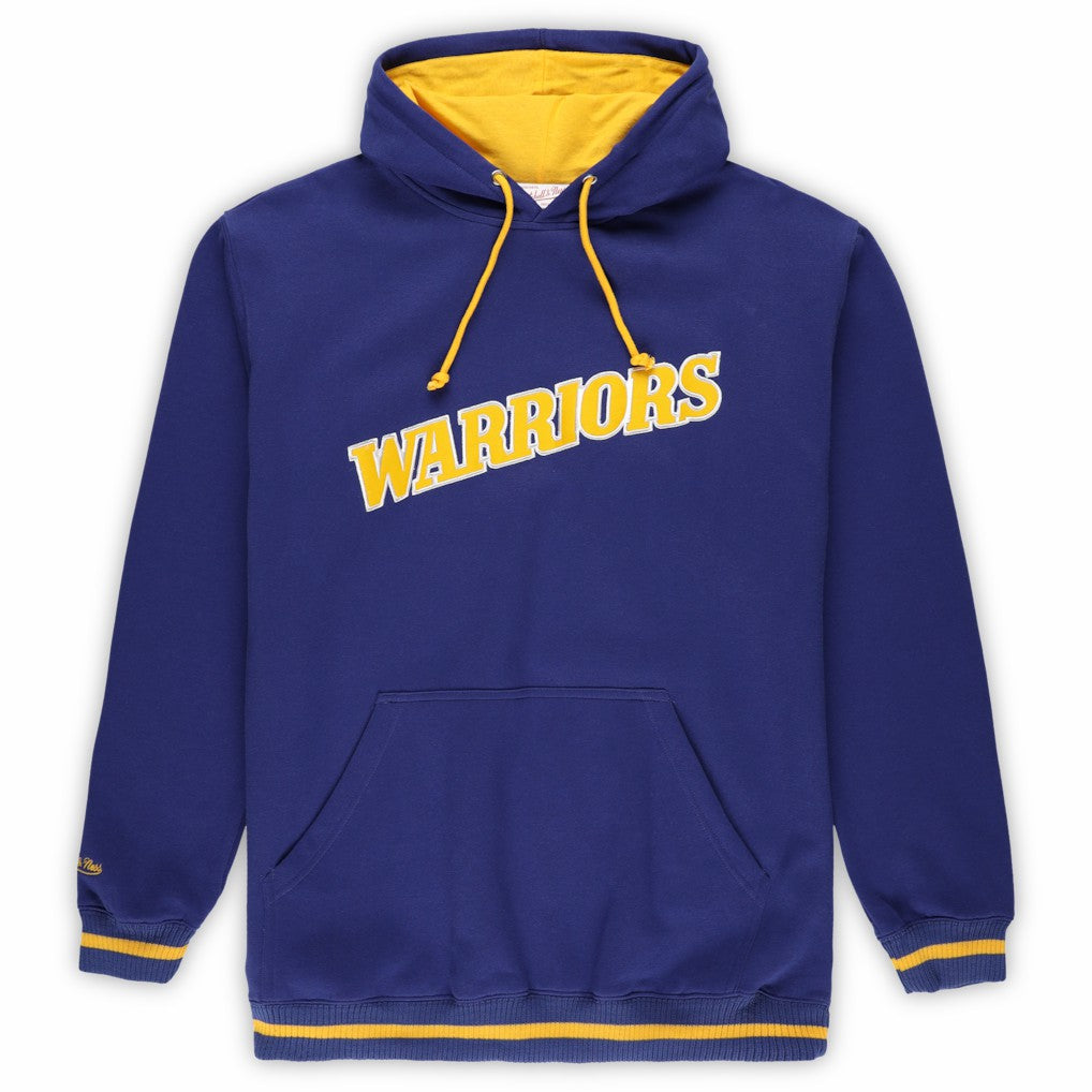 Golden State Warriors Hardwood Classics Big & Tall Hoodie Royal - NBA