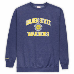 Golden State Warriors Hardwood Classics Big & Tall Crewneck Sweatshirt Heather Royal - NBA