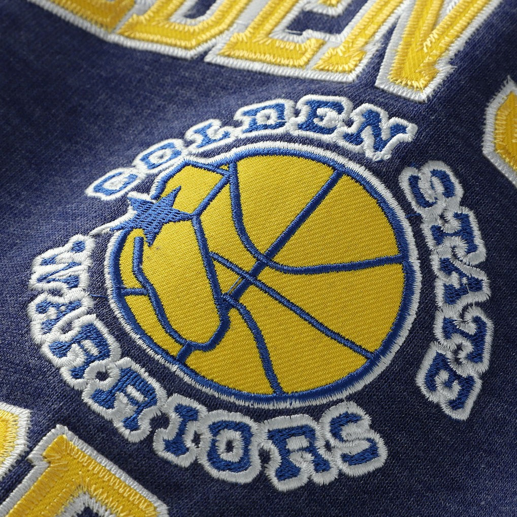 Golden State Warriors Hardwood Classics Big & Tall Crewneck Sweatshirt Heather Royal - NBA
