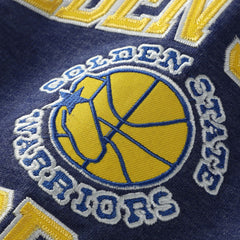 Golden State Warriors Hardwood Classics Big & Tall Crewneck Sweatshirt Heather Royal - NBA